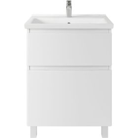 Комплект Sanstar напольная тумба Riana 60 с раковиной Миранда 60 301.1-1.5.1.КМИР (артикул 23013987) – фото 1