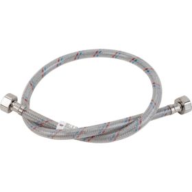 Подводка для воды (гайка-гайка 1/2; 80 см; нейлон/ПВХ) AQUALINE 4864 (артикул 17361252) – фото 1
