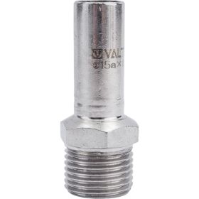 Резьбовая вставка из нержавеющей стали VALTEC с наружной резьбой, 15х1/2 VTi.906.I.001504 (артикул 16510574) – фото 1