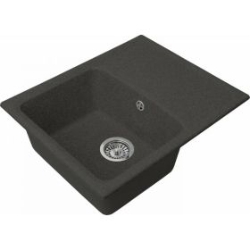 Кухонная мойка GreenStone GRS-17K цвет: черный GRS-17K-308 (артикул 17989795) – фото 1