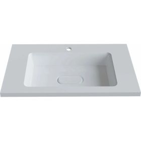 Полувстраиваемая раковина для ванной uperwood Modul_80 см, прямоугольная 2911020340 (артикул 24699927) – фото 1