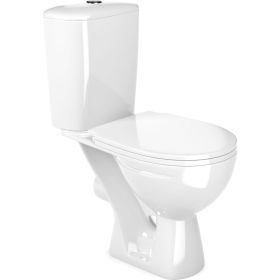 Унитаз-компакт Gesso Фобос HOME De Luxe c 2-х уровневой арматурой, сиденьем дюропласт, микролифтом и болтами крепления 9 019 789 (артикул 27709776) – фото 1