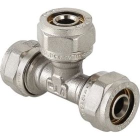 Обжимной тройник 26х26х20 Valtec VTm.331.N.262620 (артикул 15637443) – фото 1