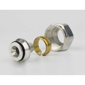 Резьбозажимное соединение ELSEN НГ ЕК, 3/4, 20x2,8 20x2,9, TIN латунь, для PEX труб, для PEX/AL труб EFB03.2028EK (артикул 26468669) – фото 1