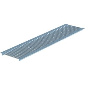 Штампованная оцинкованная решетка Aquastok Norma DN200 А15 1000x245x22 (32041А) 549100 (артикул 22888167) – фото 1