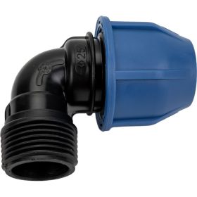 ПНД Отвод Rvc наружная резьба 25x1 UNIO/ 12573 (артикул 27987914) – фото 1