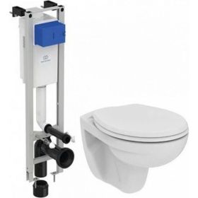 Унитаз с инсталляцией Ideal Standard Prosys Eco Frame Eurovit 3 в 1 W660101 (артикул 19508112) – фото 1