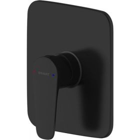 Встраиваемый смеситель Bravat Source Black 1-функция, черный матовый 00267778 PB8173218BW-ENG (артикул 19677820) – фото 1