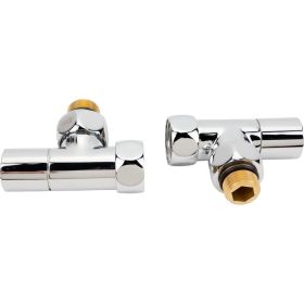 Угловой кран-вентиль SG, ручка колпак, хром, 3/4х1/2 г/ш, 2 шт 8510SCH0405/2 (артикул 17925121) – фото 1