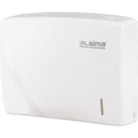 Диспенсер для полотенец ЛАЙМА ORIGINAL Система H2, Interfold, белый, ABS-пластик 605759 (артикул 16263463) – фото 1