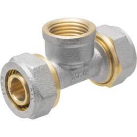 Тройник 20х1/2"х20 ц/г/ц Rvc RC 00712 (артикул 15621449) – фото 1