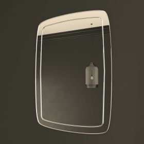 Зеркало MIXLINE "Цитрон" 600x800 ШВ гравировка 550036 (артикул 22808643) – фото 1