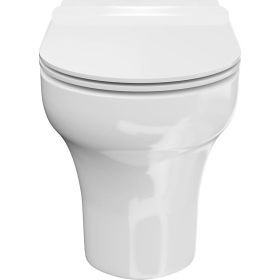 Напольный унитаз KERAMA MARAZZI BUONGIORNO безободковый, белый глянцевый BG.wc.01 (артикул 29842988) – фото 1