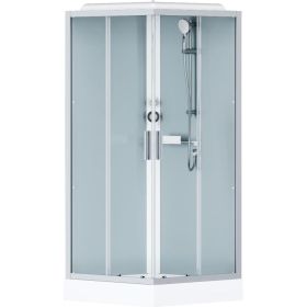 Душевая кабина AM.PM Gem square 90x90 см, профиль матовый хром, стекло прозрачное W90C-403-090MT (артикул 27666048) – фото 1