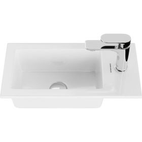 Раковина KERAMA MARAZZI LATO встраиваемая сверху 50, белая глянцевая LA.wb.50 (артикул 29842946) – фото 1