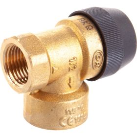 Предохранительный клапан ELSEN 1/2"", 3/4"", ВВ, 6 бар, латунь ESV06.1234 (артикул 15905751) – фото 1