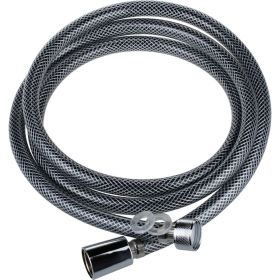 Шланг для душа ELKA 1/2""-1/2"", 150 см, пвх, сетка черно-серый ТД.030463 (артикул 26849528) – фото 1