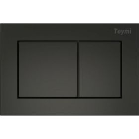 Клавиша смыва Teymi Aina двойной смыв, черный матовый T70013BM ЦБ-00266818 (артикул 26615522) – фото 1