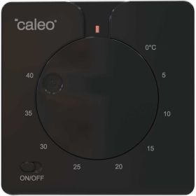 Терморегулятор Caleo C430 black встраиваемый, аналоговый, 3.5 кВт 0К-00000791 (артикул 27177858) – фото 1