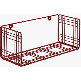 Прямоугольная полка Moroshka Тartan 1 ярус, 30x12x12.5 см, красная 920-001-01 (артикул 24438046) – фото 1