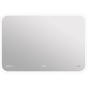ЗеркалоCersanit LED 070 design pro 100x70 с подсветкой, bluetooth, часы, с антизапотеванием, прямоугольное 63551 (артикул 27081878) – фото 1