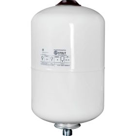 Расширительный бак STOUT для гвс, 12 л., вертикальный, белый Stw-0015-000012 RG00923CILSC8N (артикул 26458894) – фото 1