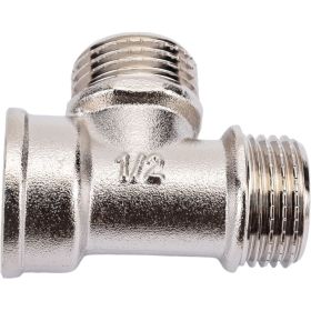 Тройник AQUALINK 1/2х1/2х1/2 вн-нар-нар (Цена за упаковку 10 шт.) арт. 2380 (артикул 17386884) – фото 1