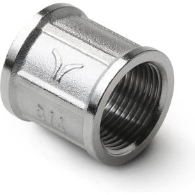 Латунная муфта PRO AQUA PA ВР резьбовая 1/2 x 1/2 01-F15-F15x (артикул 15911177) – фото 1
