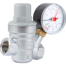 Редуктор давления PROFACTOR мембранный, с манометром, 1/2"" PF PRV 253G (артикул 22467507) – фото 1