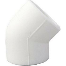 Угольник MeerPlast PP-RC белый Дн32 Ру25 45гр под пайку D200-00978 (артикул 20532148) – фото 1