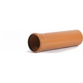Труба ХЕМКОР НПВХ, наружная канализация, SN 4, 160x3000 мм 1491065 (артикул 20807001) – фото 1