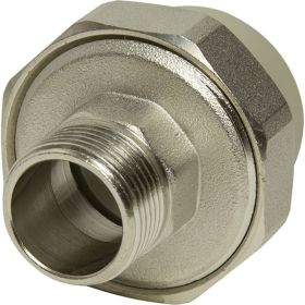 Комбинированная муфта VRT разъемная, наружная, 32х3/4"", EVER plast, серый 538326 (артикул 16531775) – фото 1