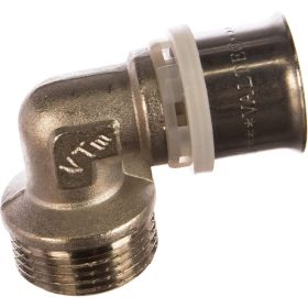 Угольник пресс с переходом на наружную резьбу 26х1" Valtec VTm.253.N.002606 (артикул 15637412) – фото 1