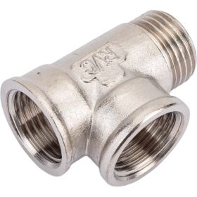 Тройник Rvc 1/2 г х 1/2 г х 1/2 ш 00863 (артикул 27985718) – фото 1