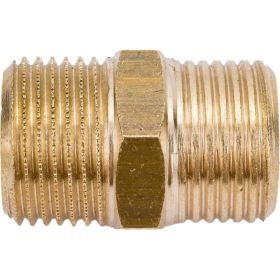 Ниппель 3/8 латунный Uni-Fitt 600G1100 (артикул 15615167) – фото 1
