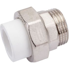 Муфта TEBO TR-TB комбинированная, разъемная, наружная резьба, американка 25x1 O-ring 015022106 (артикул 16391300) – фото 1