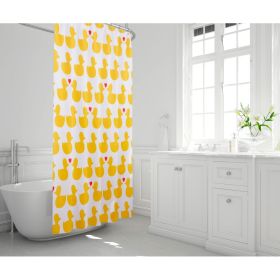 Штора для ванн Bacchetta 180x200 см, Bath Duck, желтый 6030 (артикул 23277621) – фото 1
