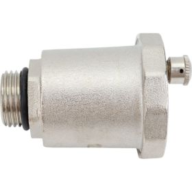 Воздухоотводчик Rvc 1/2 автоматический, никелированный 10362 (артикул 27981248) – фото 1
