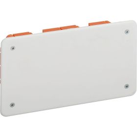 Распаячная коробка ЭРА KRT 172х96х45мм, для твердых стен, саморезы, крышка, IP20 70/630 Б0047259 (артикул 16452730) – фото 1