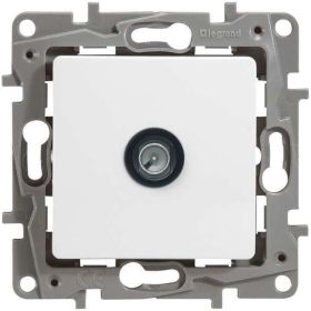 Механизм TV-розетки Legrand СП Etika оконечная 5дБ белая Leg 672265 1066948 (артикул 15788649) – фото 1