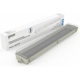 Линейный светильник GAUSS СПП-Т8-G13 INDUSTRY 220-230V IP65 660х107х61мм для LED ламп 1/8 909410260 (артикул 16856329) – фото 1