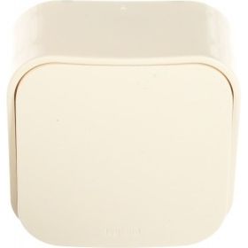 Выключатель Legrand 1-клавишный ОП Quteo 10 А IP20 10АХ белый Leg 782200 (артикул 16122290) – фото 1