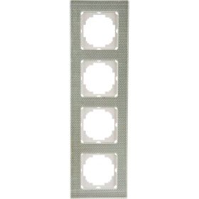 Рамка Nilson Selene 4-ая стекло мастерпойнт 23MP0094 (артикул 16143095) – фото 1