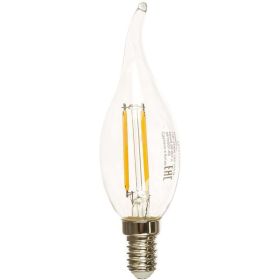 Лампа Gauss LED Filament Свеча на ветру E14 11W 720lm 2700K 104801111 (артикул 15869262) – фото 1