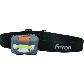Налобный фонарь FERON с аккумулятором TH2301 3W 1COB USB IP44 60x35x45мм пластик 41680 (артикул 18831864) – фото 1
