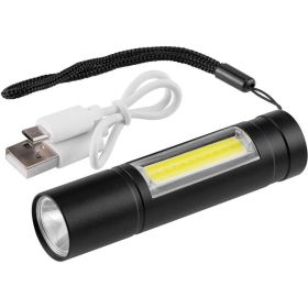 Компактный аккумуляторный фонарь REV 2 в 1 из алюминиевого сплава AccuPRO600 USB 29125 1 (артикул 16122399) – фото 1