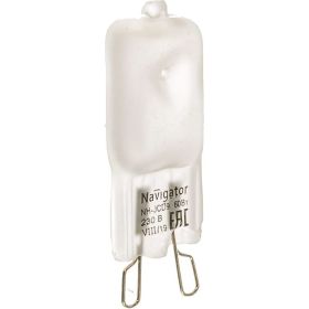 Галогенная лампа Navigator 94 233 JCD9 60Вт frost G9 230В 2000h 4607136942332 128330 (артикул 15524962) – фото 1