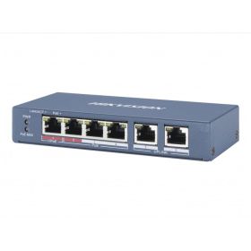 Коммутатор Hikvision Ethernet, PoE DS-3E0106HP-E УТ-00017155 (артикул 16402396) – фото 1