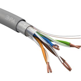 Кабель ЭРА витая пара F/UTP 4x2x24AWG Cat5e CU PVC 305 м Б0044688 (артикул 16111398) – фото 1