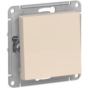 1-клавишный выключатель Schneider Electric ATLASDESIGN 10АХ, БЕЖЕВЫЙ ATN000211 (артикул 16313786) – фото 1